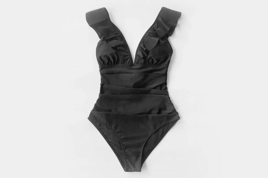 Stylish V-Neck Swimwear